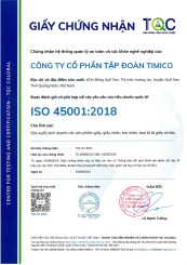 Chứng nhận Quốc tế ISO 45001:2018