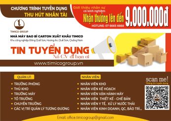 CHƯƠNG TRÌNH TUYỂN DỤNG THU HÚT NHÂN TÀI